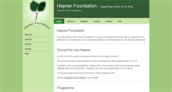 Desktop Screenshot of hepnerfoundation.com